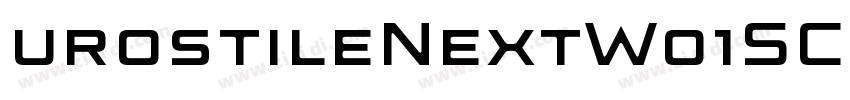 urostileNextW01SC Nr字体转换
